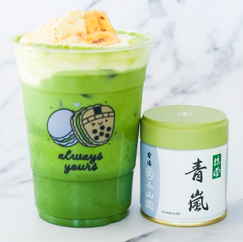 Banana Pudding Matcha Latte | Always Yours Bakery Cafe
